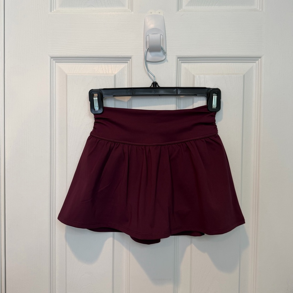 Abercrombie Kids Maroon Skort